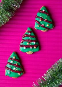 Christmas tree cookies